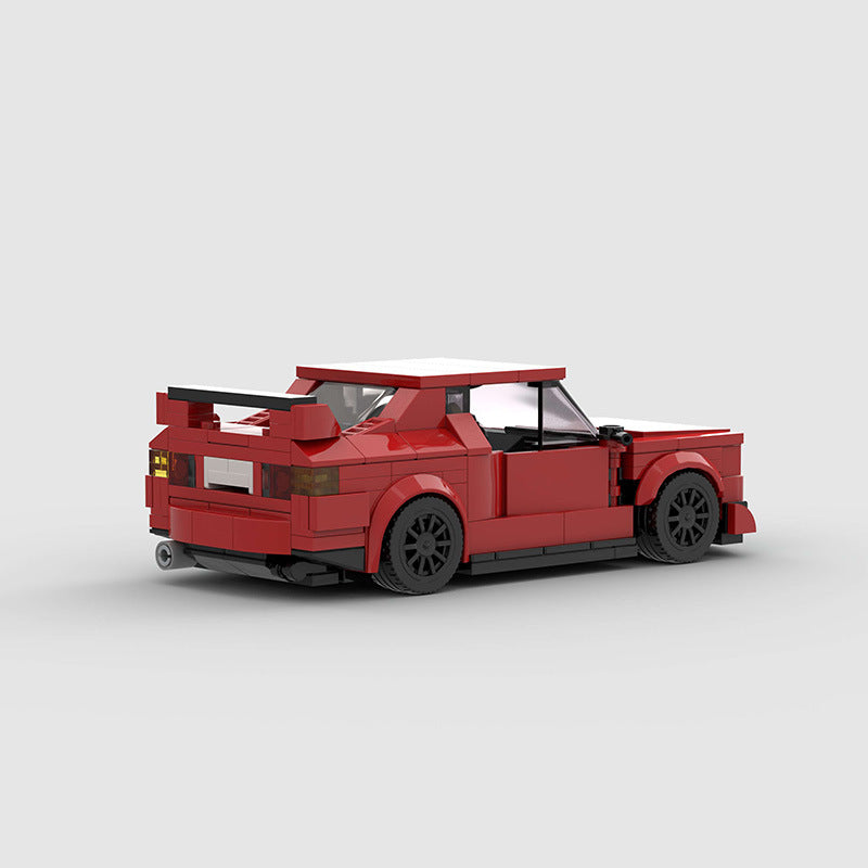 Miniature Car Blocks - BMW M3 E30 - Red