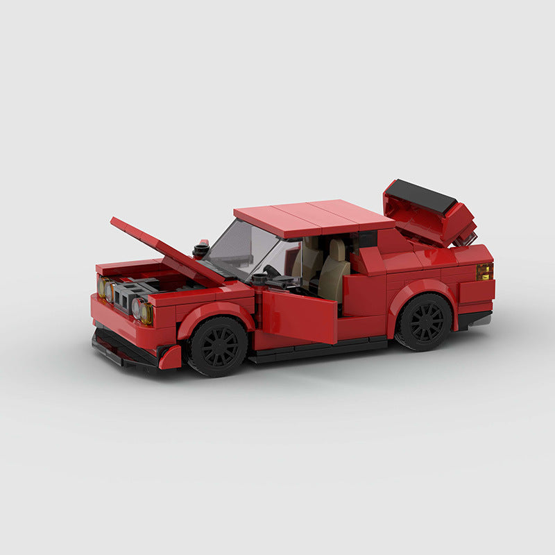 Miniature Car Blocks - BMW M3 E30 - Red