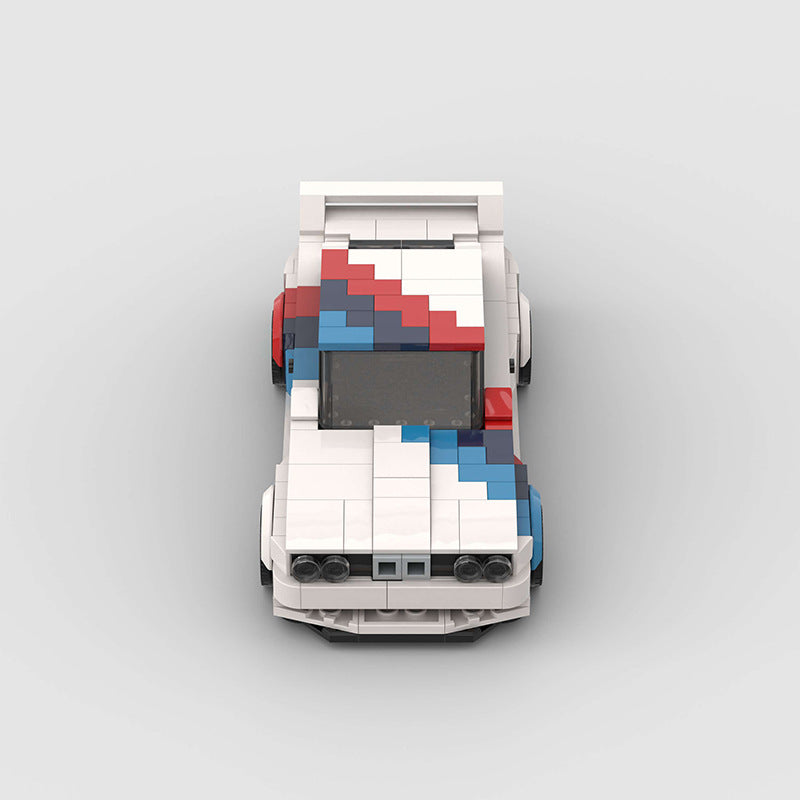 Miniature Car Blocks - BMW M3 E30 - Striped Top