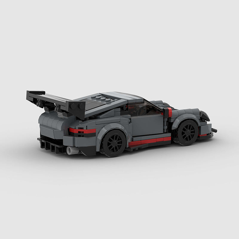 Miniature Car Blocks - Porsche 911 GT3RS - Gray back