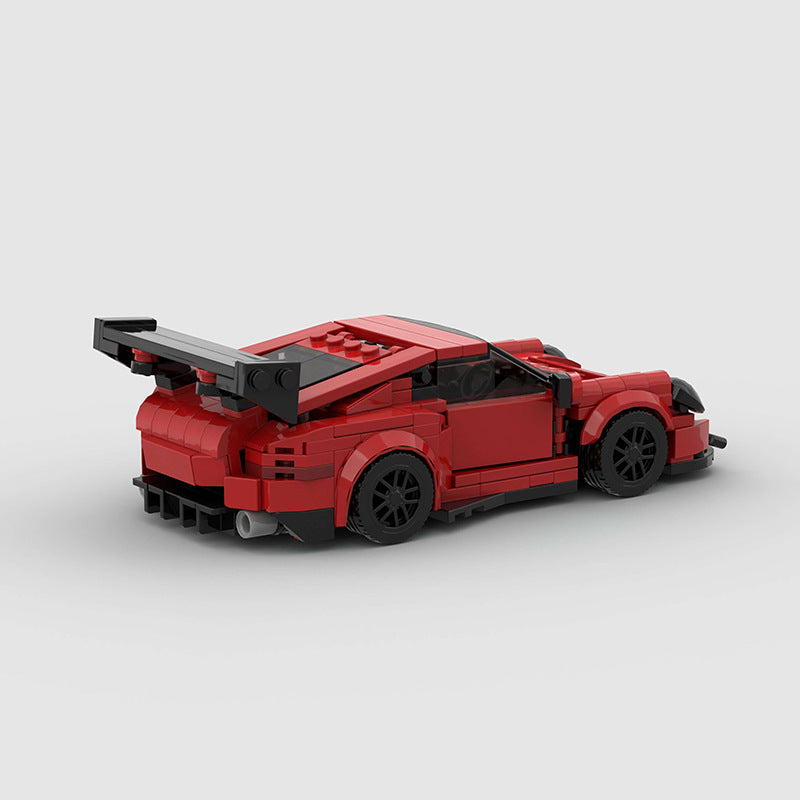 Miniature Car Blocks - Porsche 911 GT3RS - Red Back
