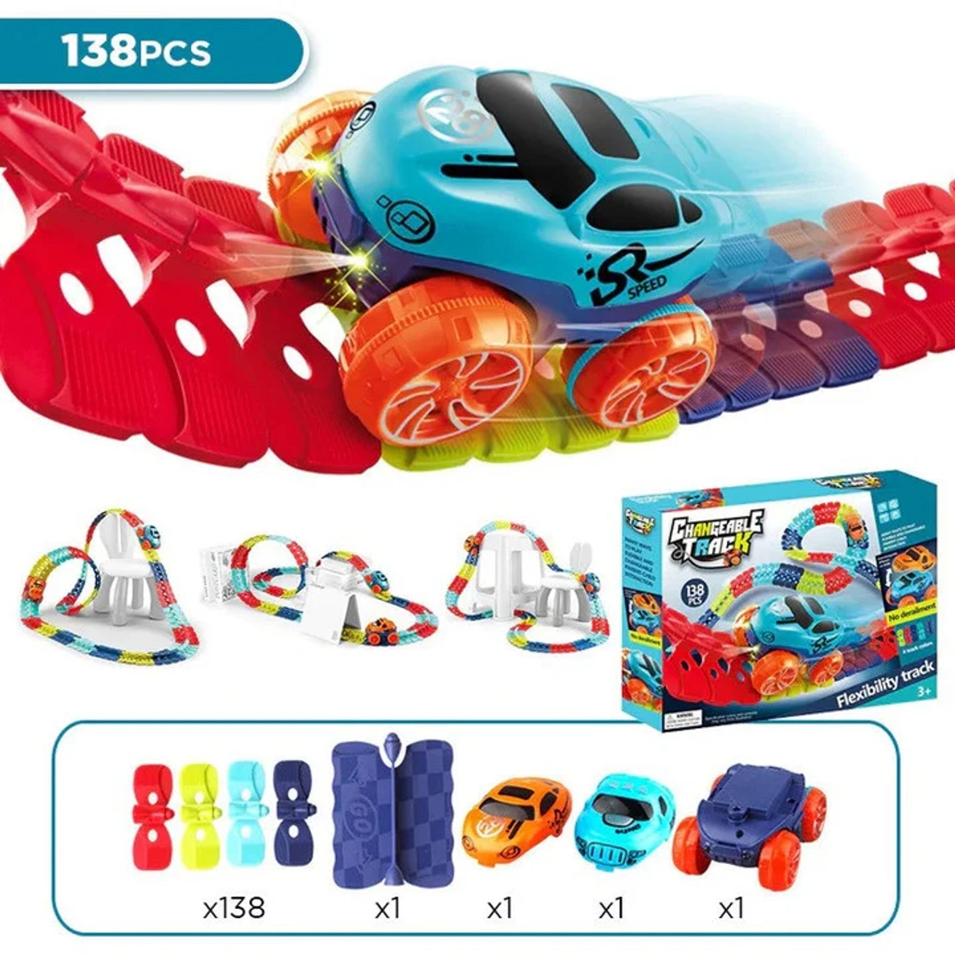 Changeable Track 138 Piece Set