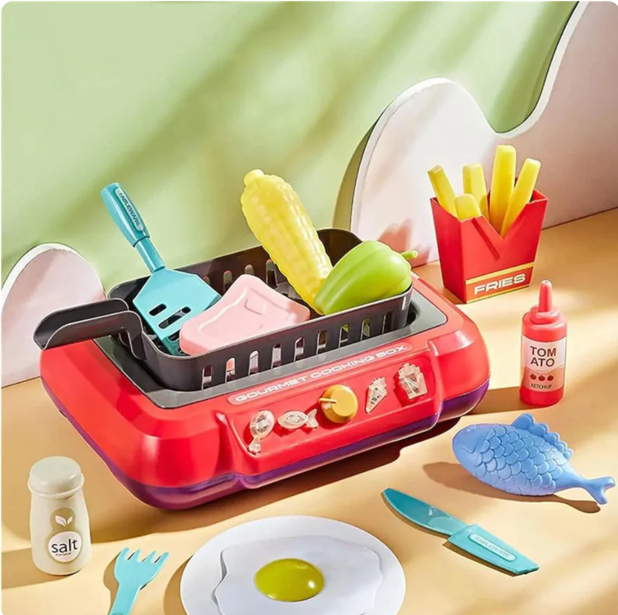 Gourmet Cooking Box Red