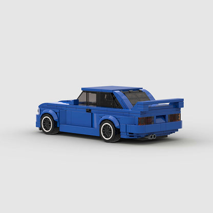 Miniature Car Blocks - BMW M3 E30 - Blue
