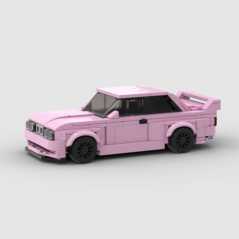Miniature Car Blocks - BMW M3 E30 - Pink
