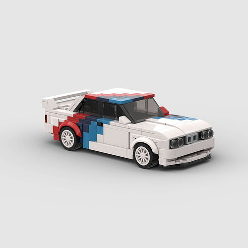 Miniature Car Blocks - BMW M3 E30 - Striped