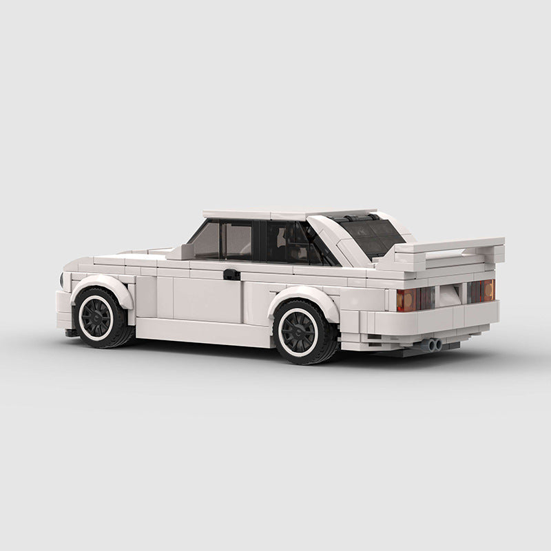 Miniature Car Blocks - BMW M3 E30 - White