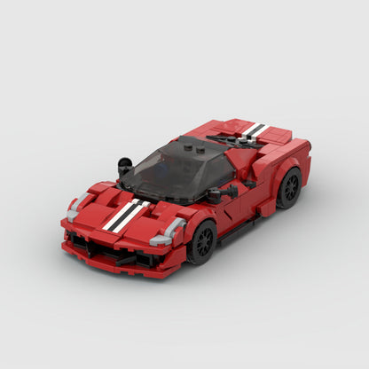 Miniature Car Blocks - Ferrari 488 Pista