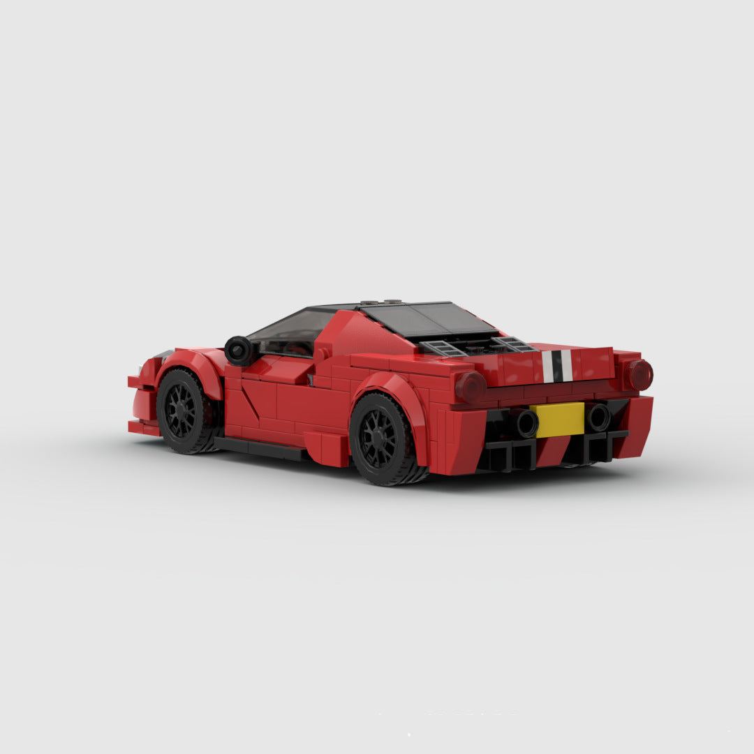 Miniature Car Blocks - Ferrari 488 Pista