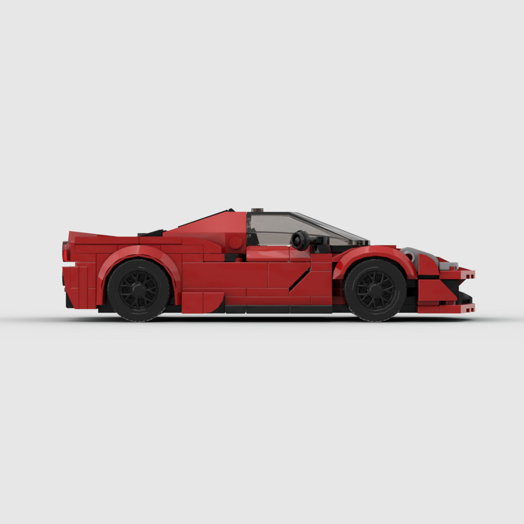 Miniature Car Blocks - Ferrari 488 Pista