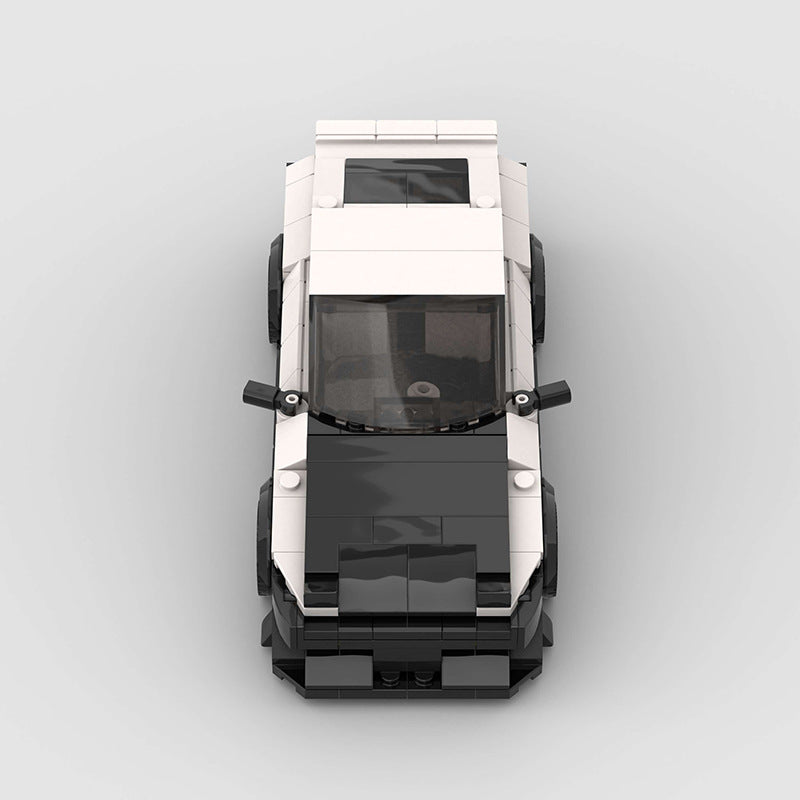 Miniature  Car Blocks - Toyota AE86 - Panda Top