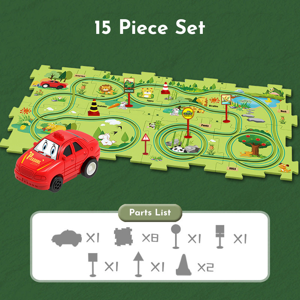 Puzzle Racer Forest Theme 15 pieces