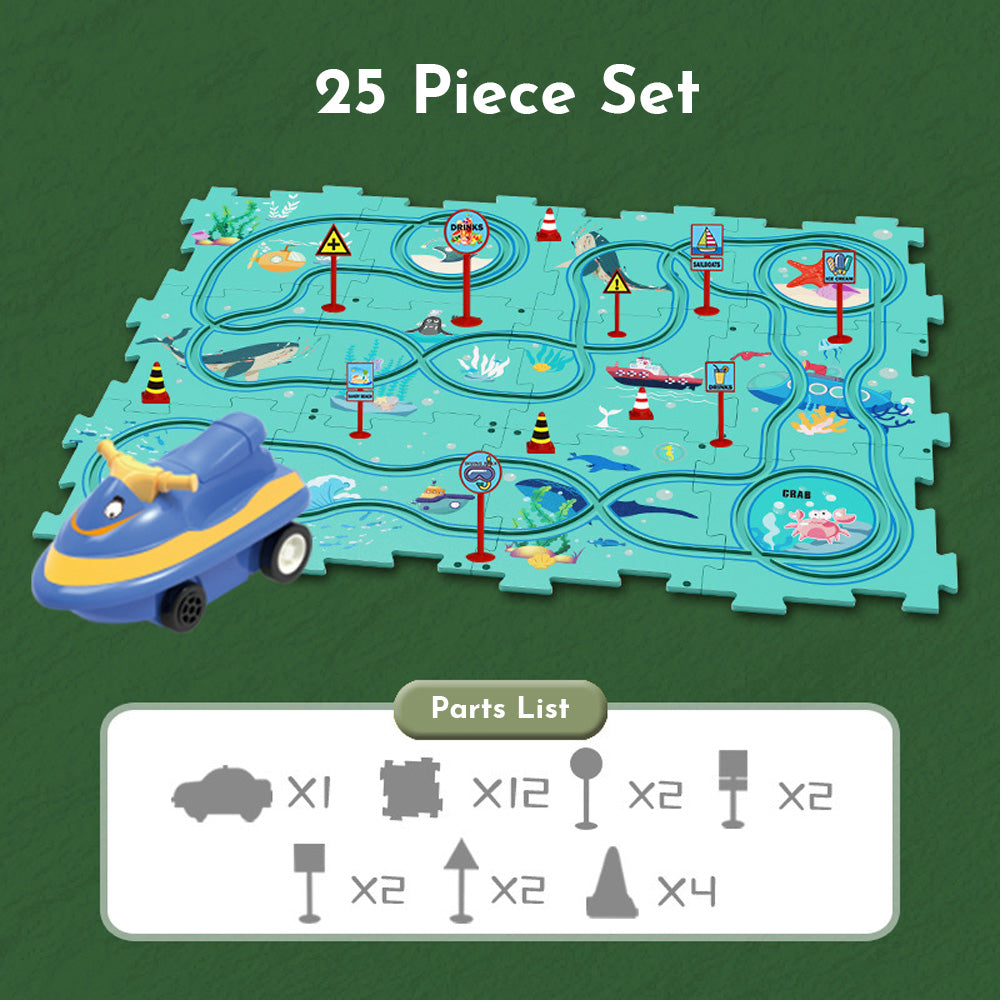 Puzzle Racer Ocean Theme 25 pieces