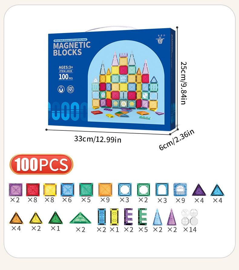 LightCraft Magnetic Prism Tiles™