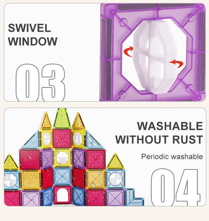 LightCraft Magnetic Prism Tiles™