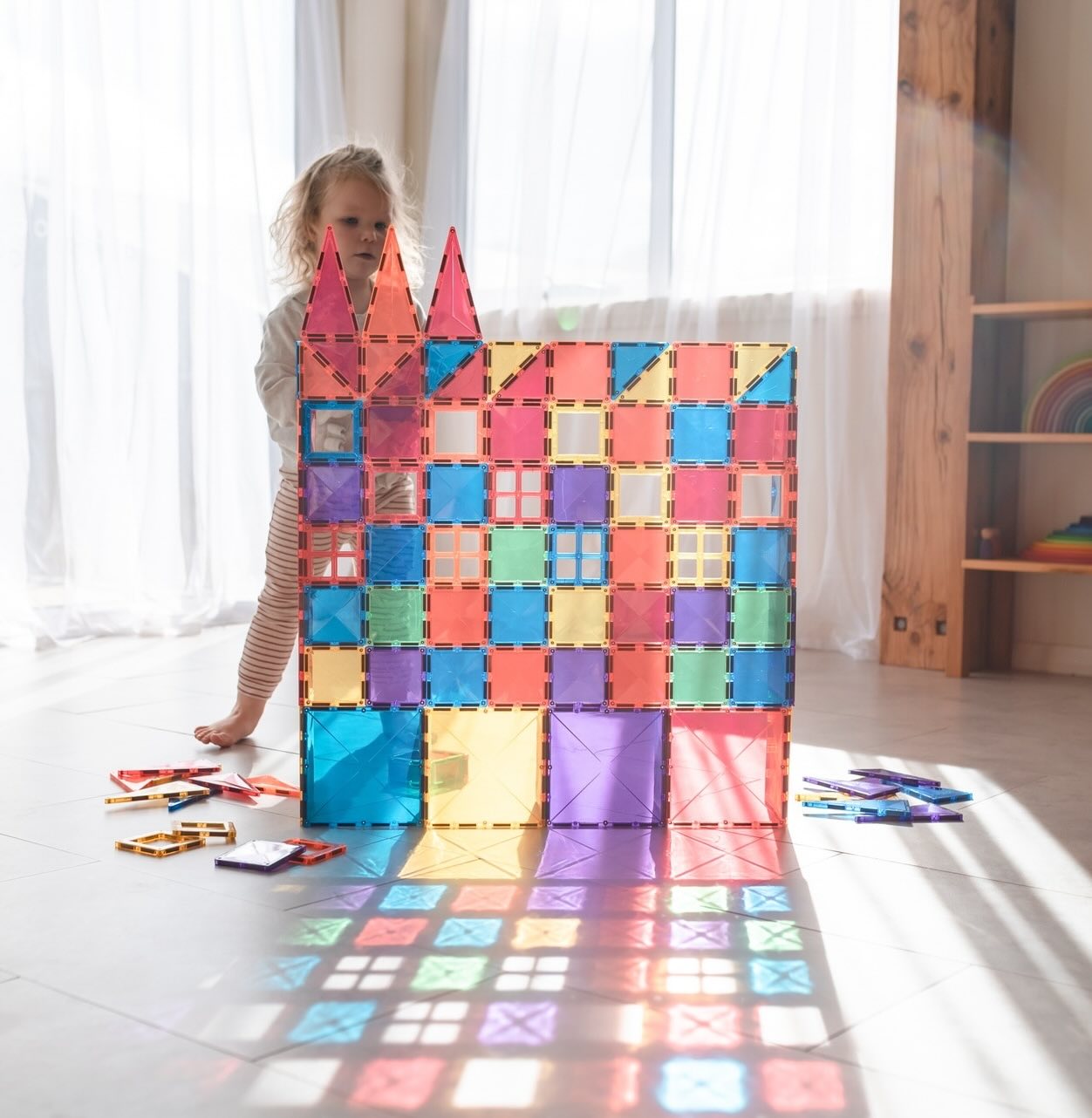 LightCraft Magnetic Prism Tiles™