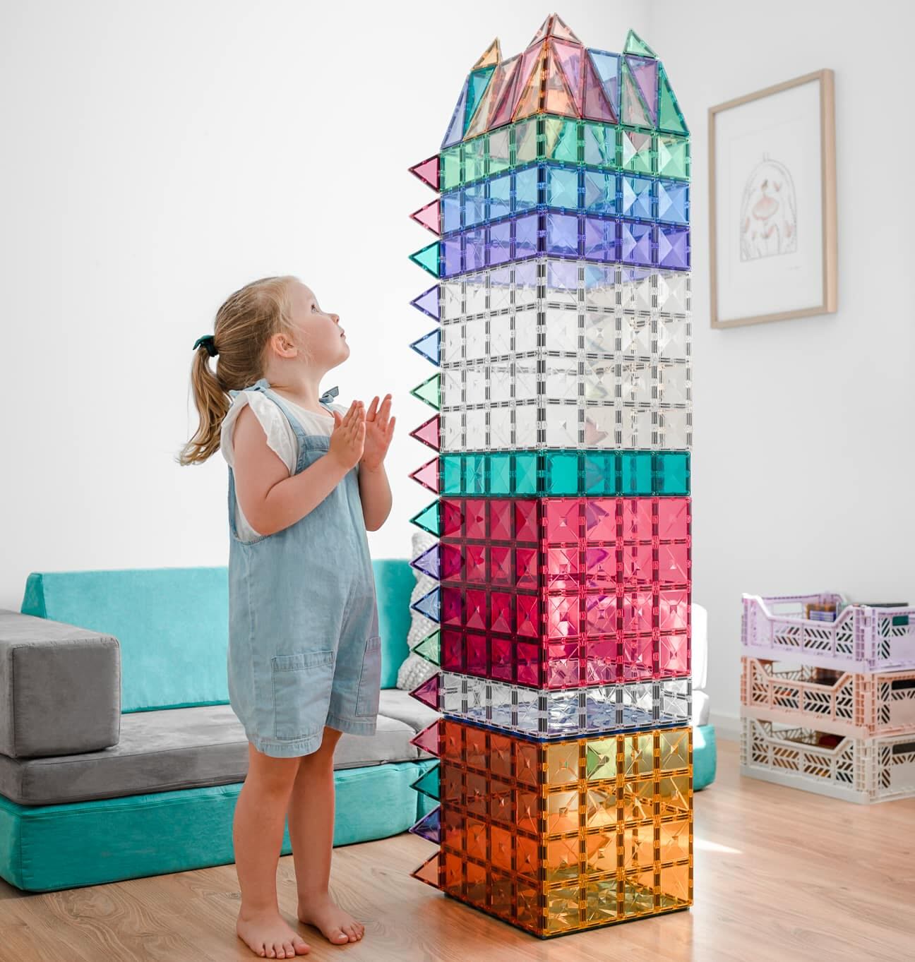 LightCraft Magnetic Prism Tiles™