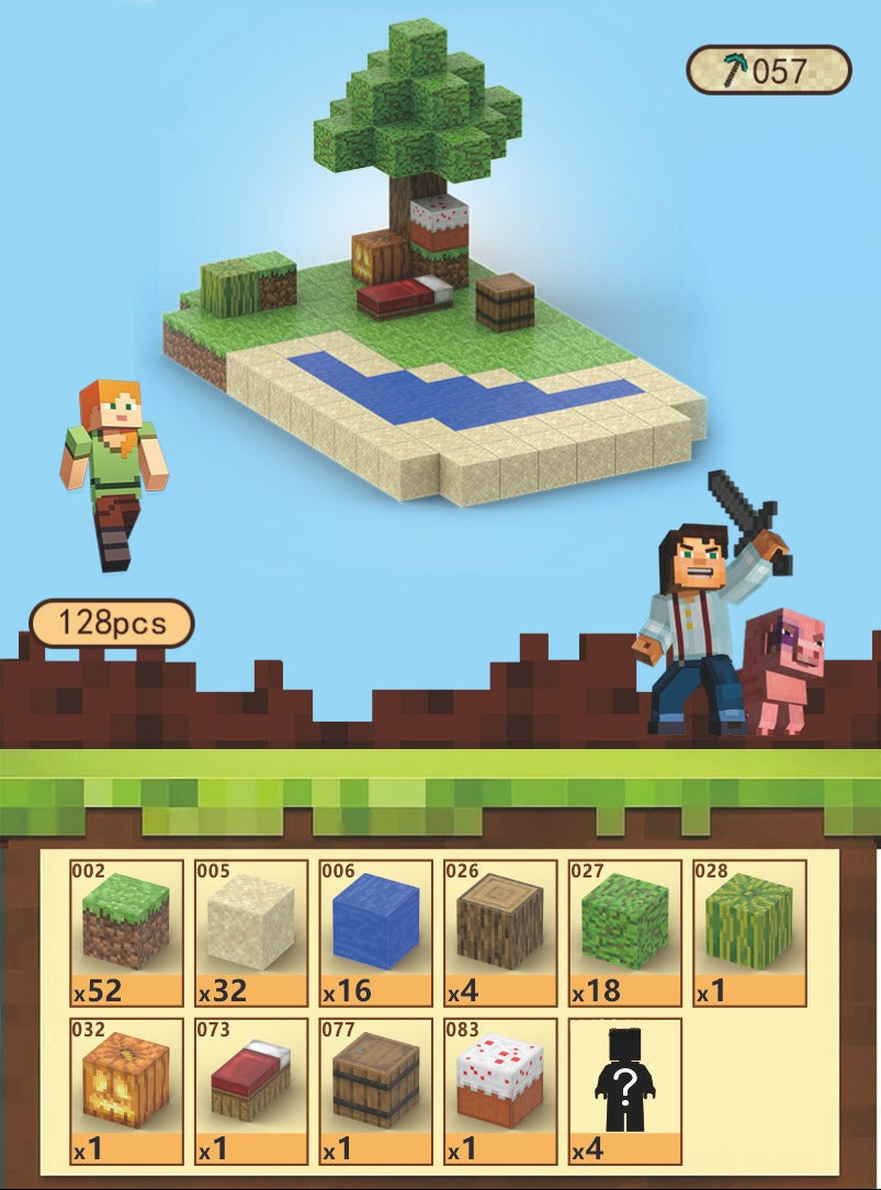 Toy Fiction - Minecraft Blocks - Beach