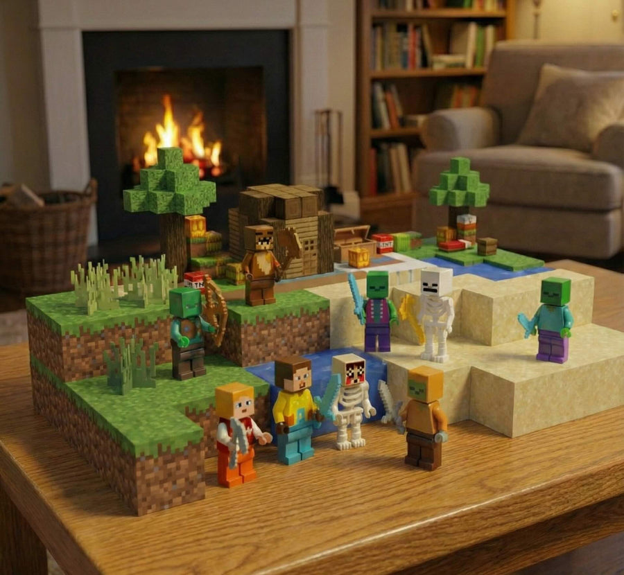 Toy Fiction Miniature-Minecraft Figurines